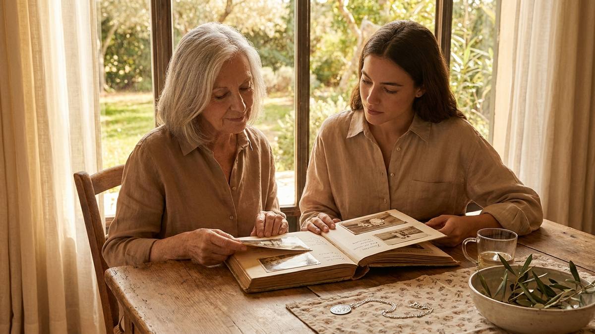 Abuela y nieta celebran el Día de la Abuela