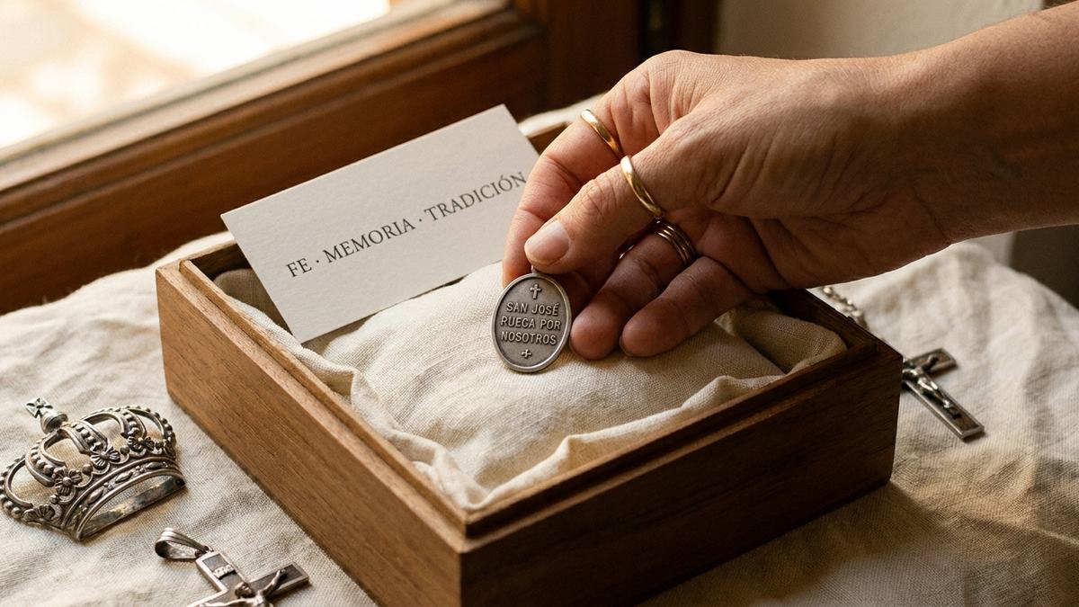 Qué significa regalar una medalla religiosa como símbolo de fe, memoria y tradición familiar