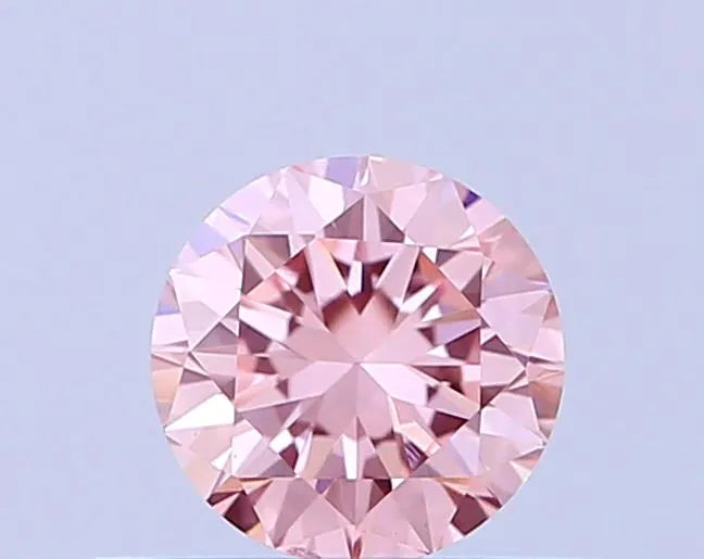 0.19ct Round Lab Grown Diamond (Colour Fancy Intense Pink, Clarity VS1, Cut VG, IGI Certified)