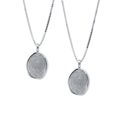 Pack Pareja · 2 Collares Huella Personalizados