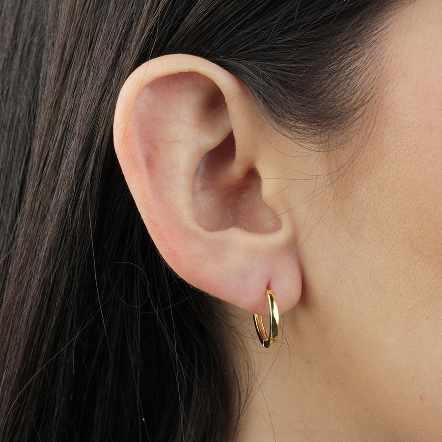 Aros lisos Ø 14mm Oro