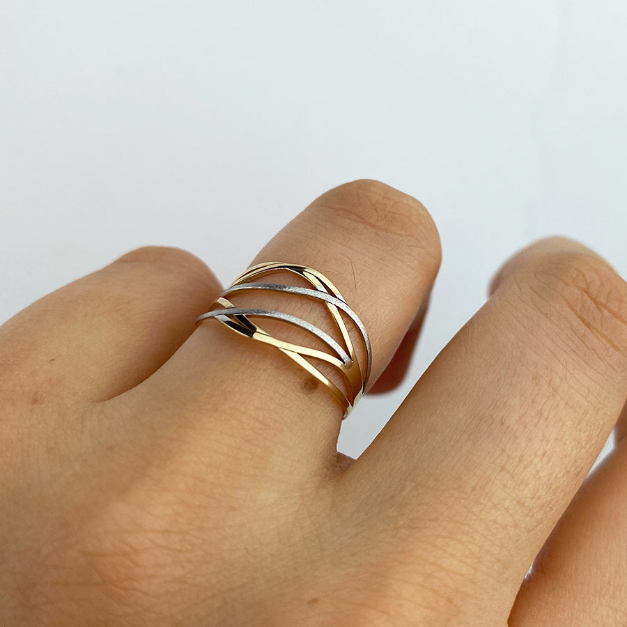 Anillo Line Bicolor