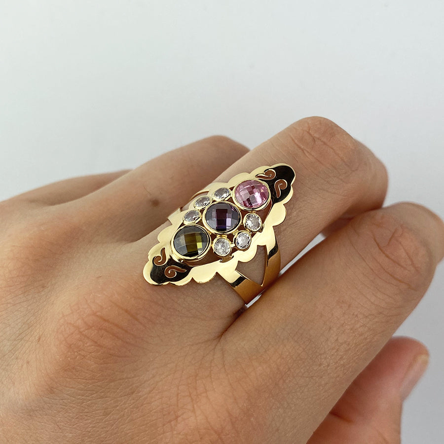 Anillo Lanzadera Circonitas