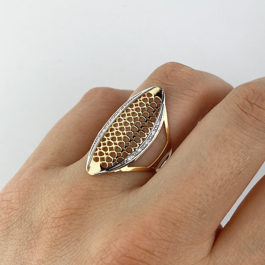 Anillo Lanzadera de Oro Personalizado