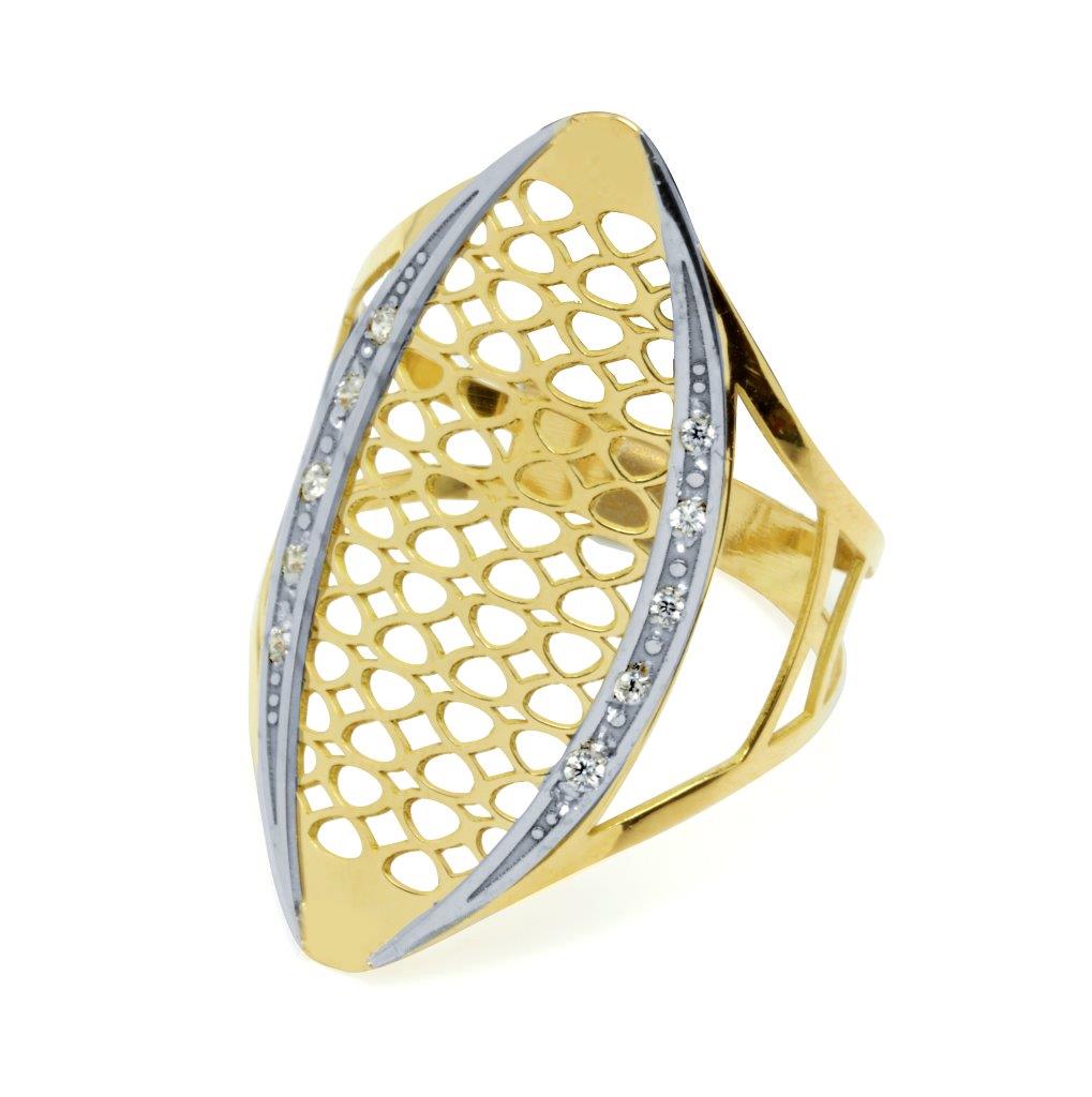 Anillo Lanzadera de Oro Personalizado