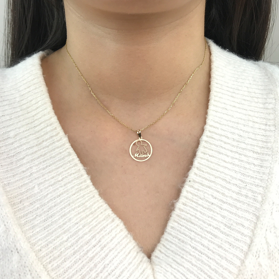 Collar niño mamá