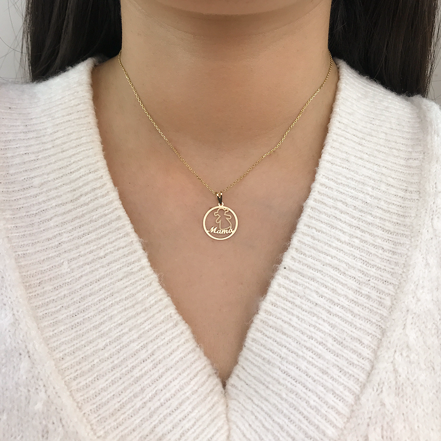 Collar niña mamá
