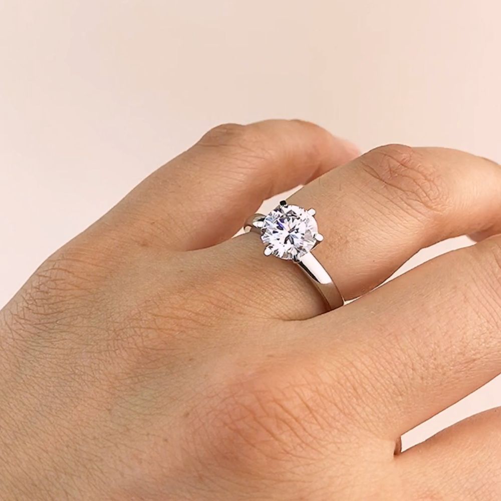 Anillo Solitario Promise Diamante 2.00ct Platino