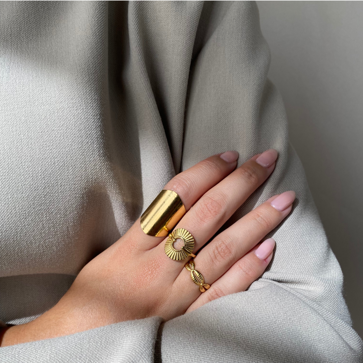 Anillo Shell Ajustable de Acero