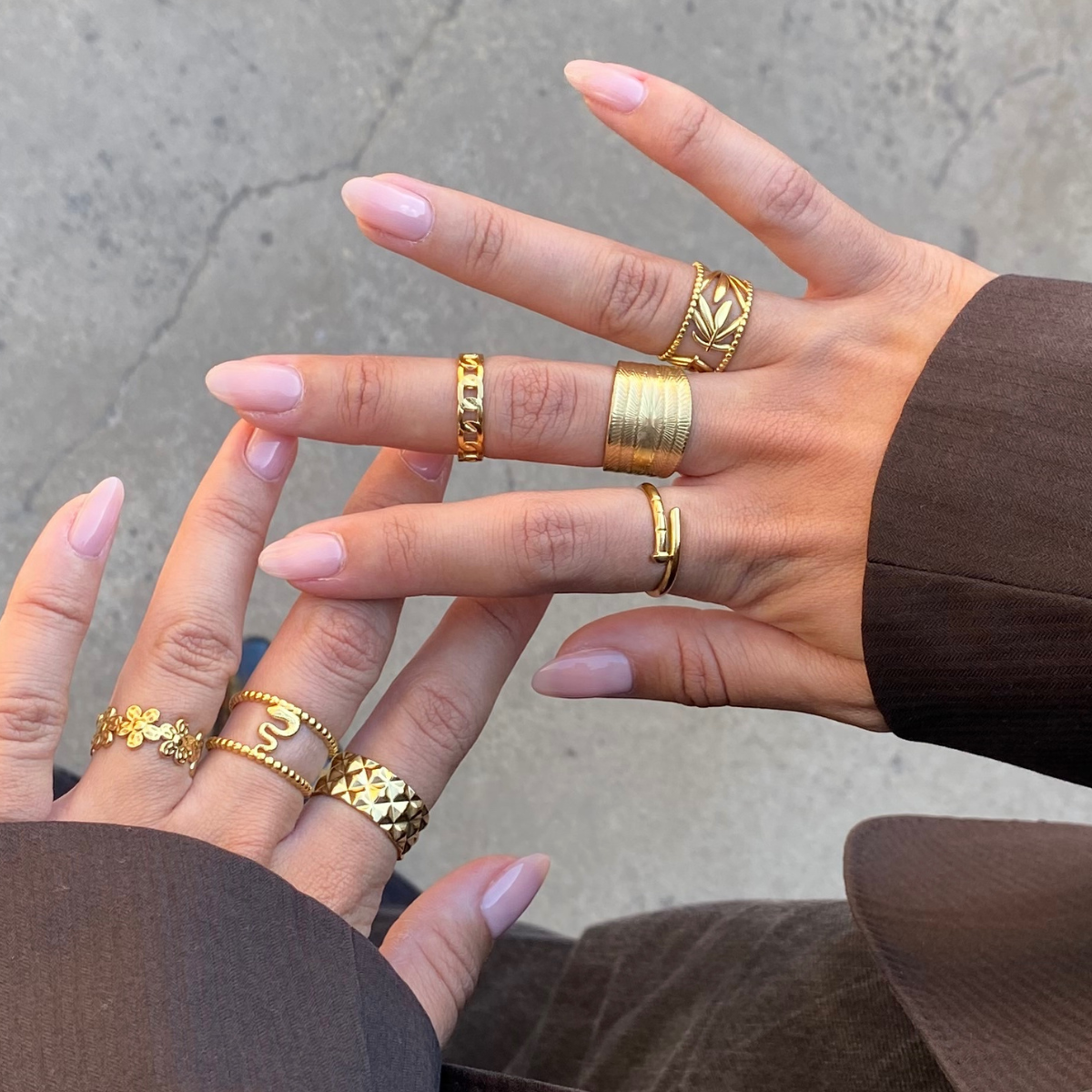 Anillo Clavo Ajustable