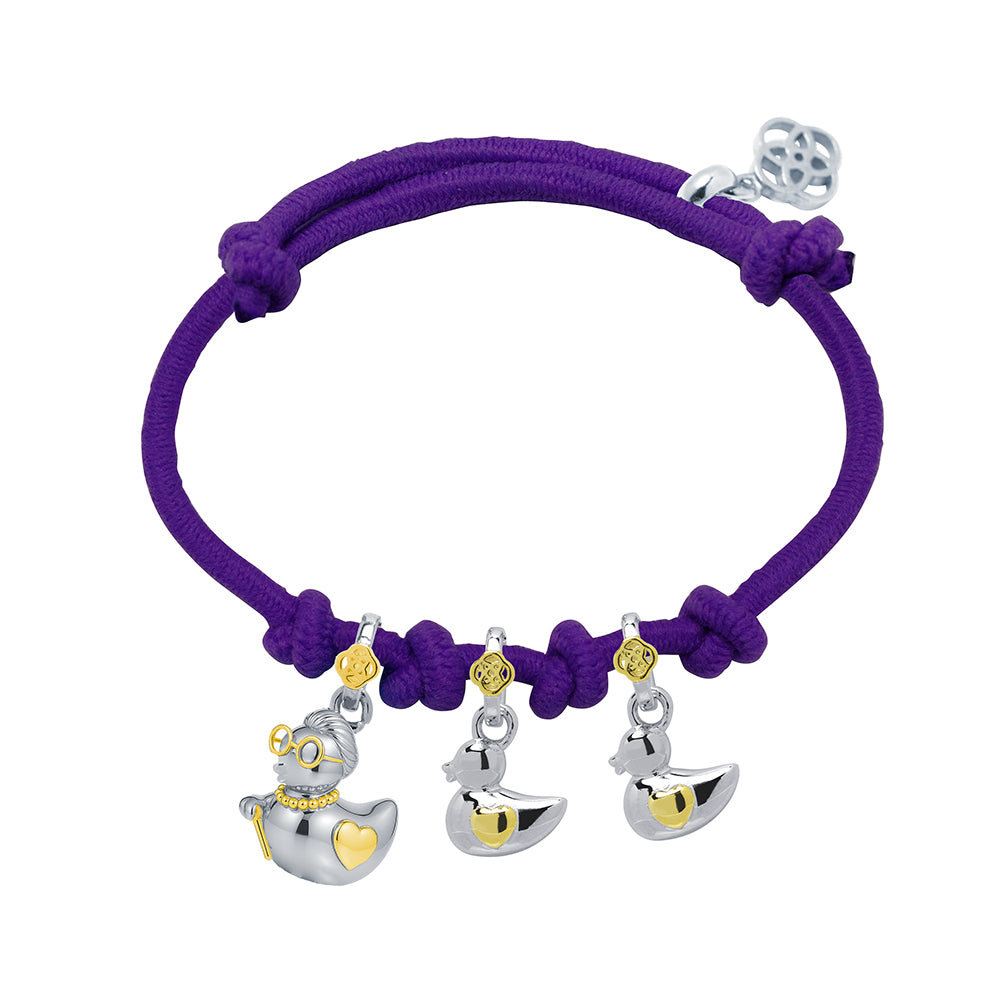 Pulsera Abuela Pata de Plata 925 con Nombres de Nietos