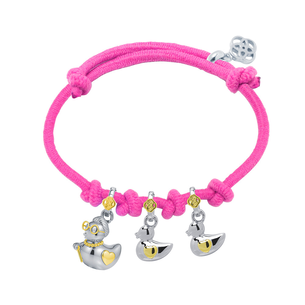 Pulsera Abuela Pata de Plata 925 con Nombres de Nietos