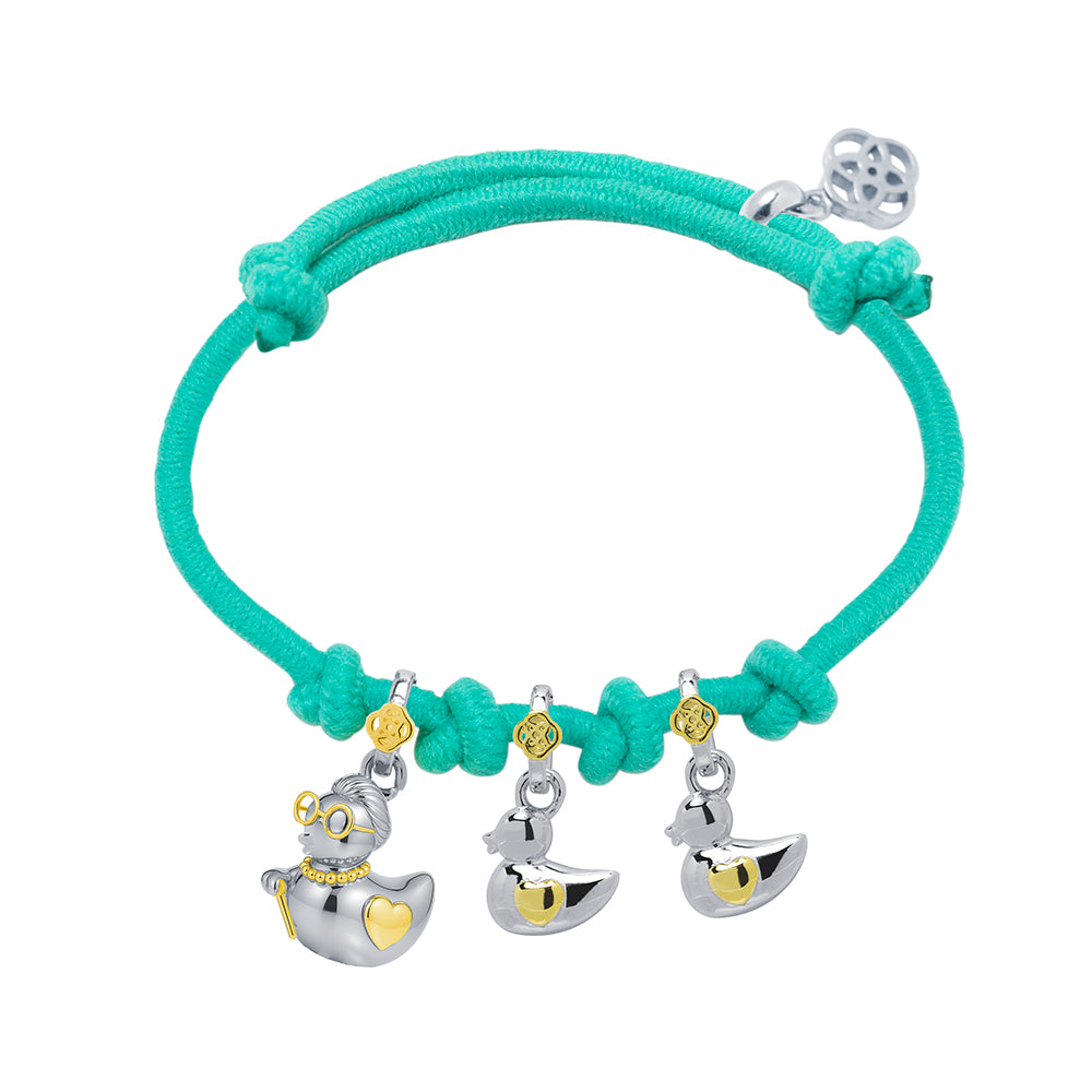 Pulsera Abuela Pata de Plata 925 con Nombres de Nietos