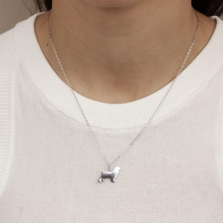 Collar Cocker de Plata 925 Personalizado