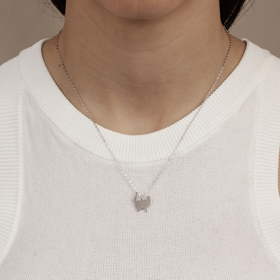 Collar Personalizable Gato con pelo largo