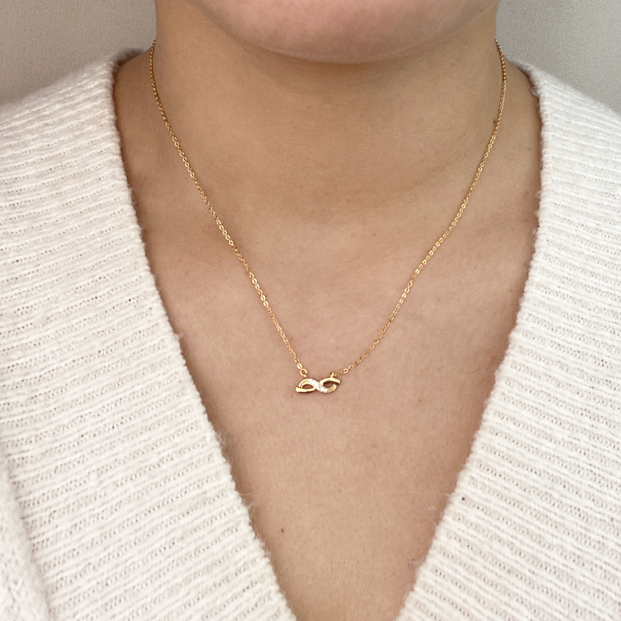 Collar Infinito de Plata 925 para Niña