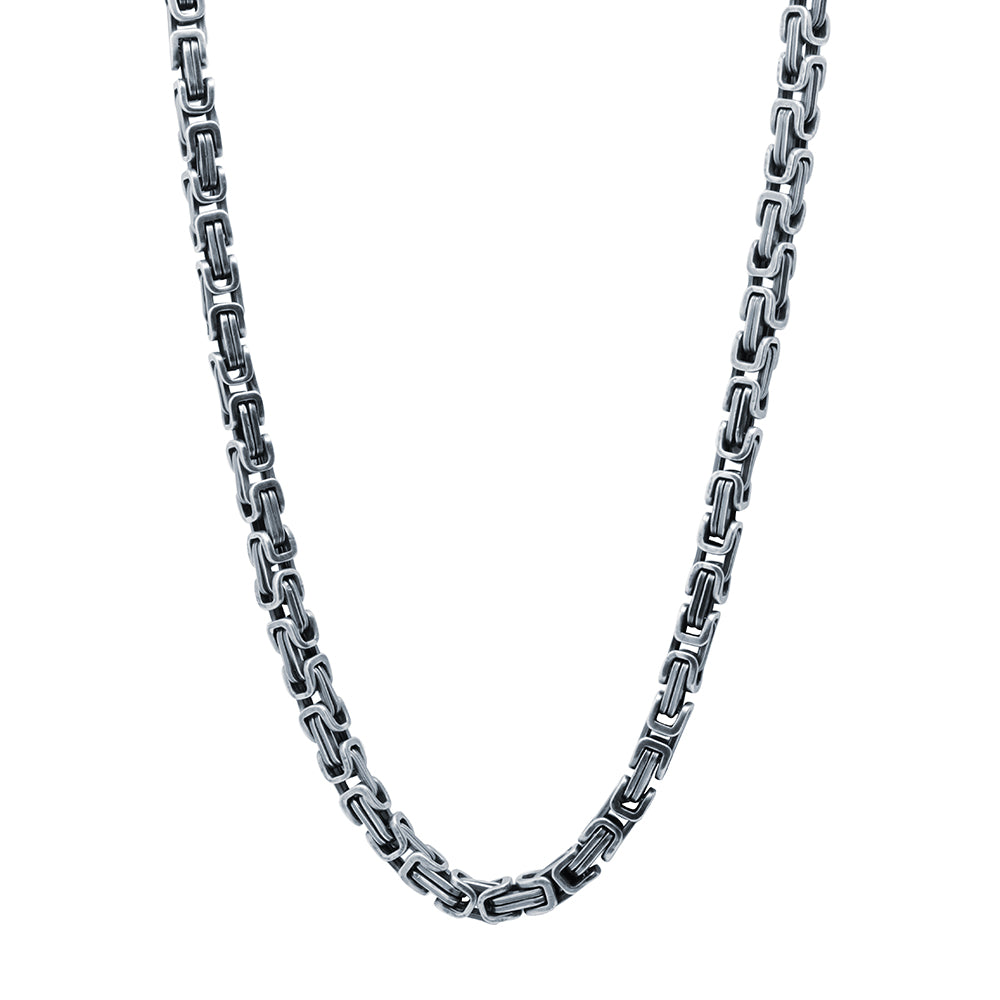 Collar Beat Envejecido de Acero para Hombre