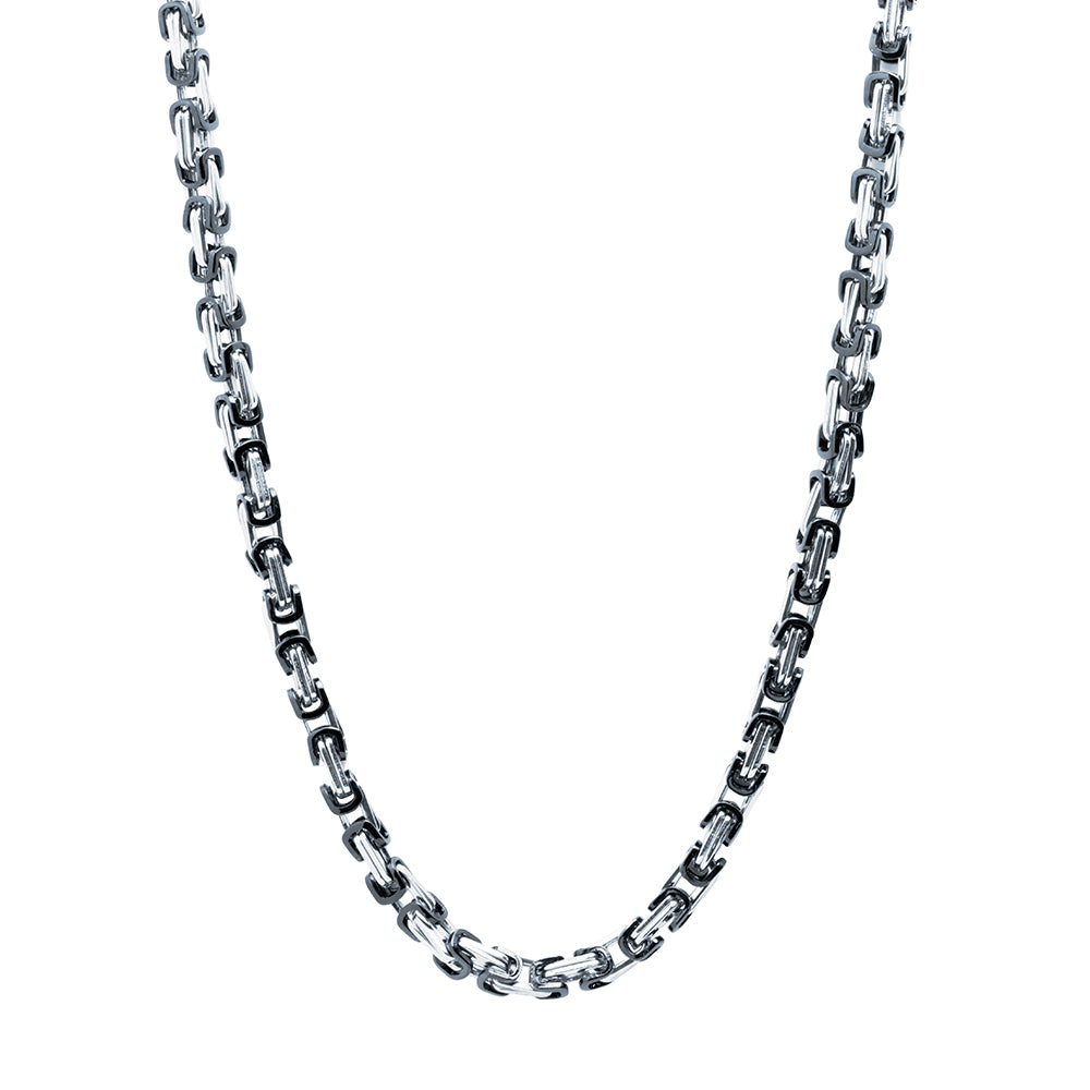 Collar Beat Negro de Acero para Hombre