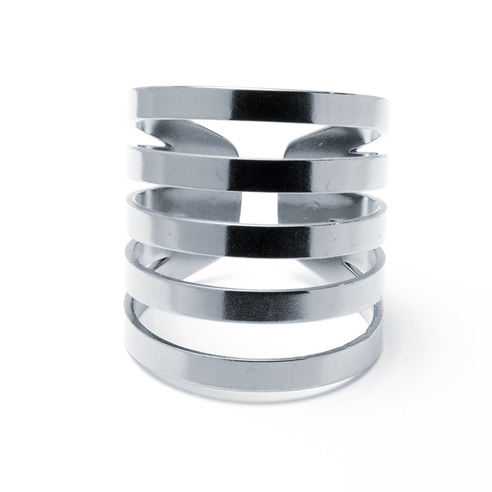 Anillo Titanium de Acero Ajustable