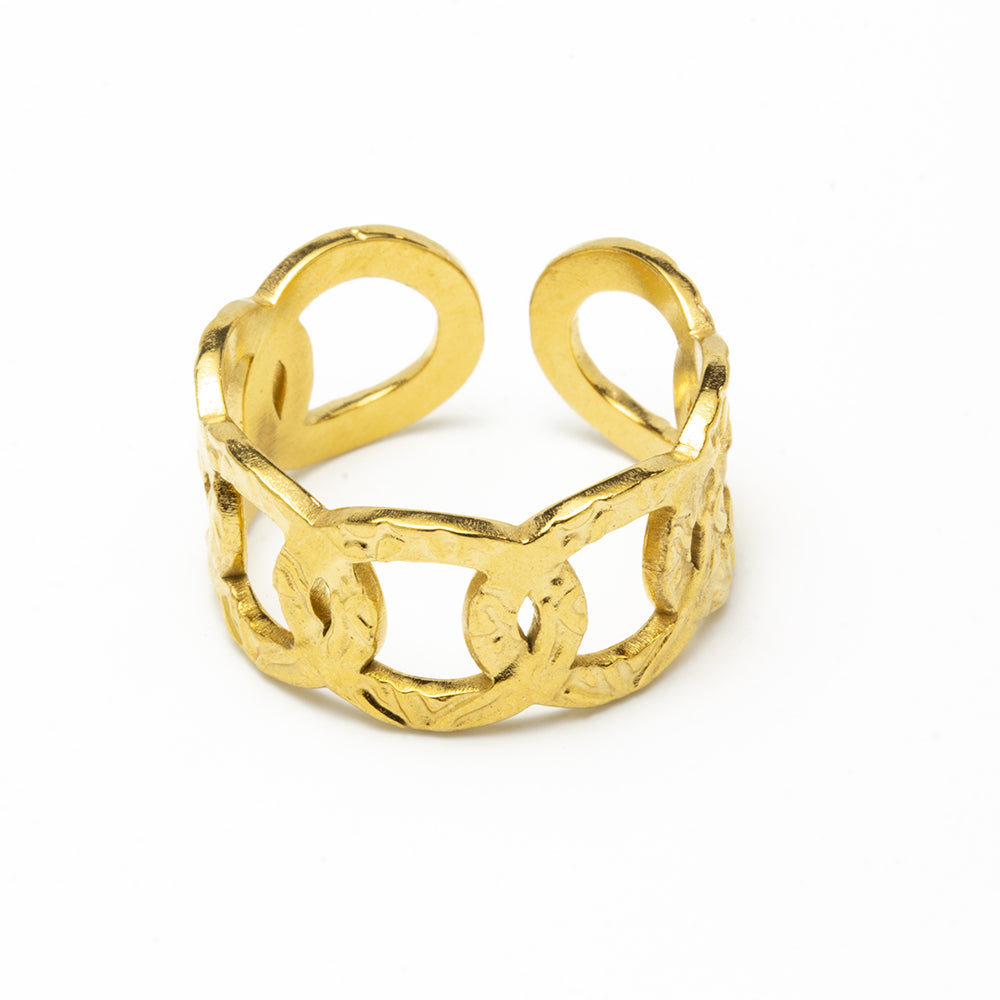 Anillo Chain Ajustable de Acero