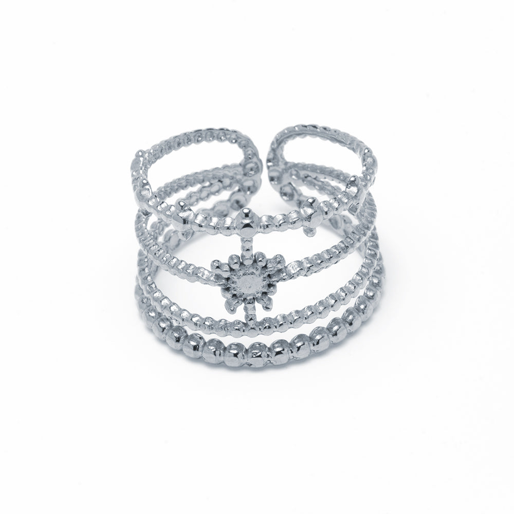 Anillo Atenea Ajustable de Acero