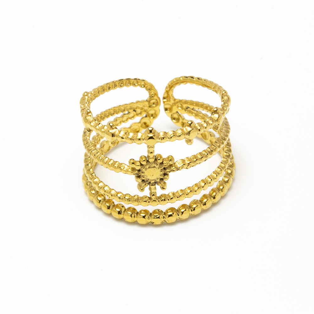Anillo Atenea Ajustable de Acero