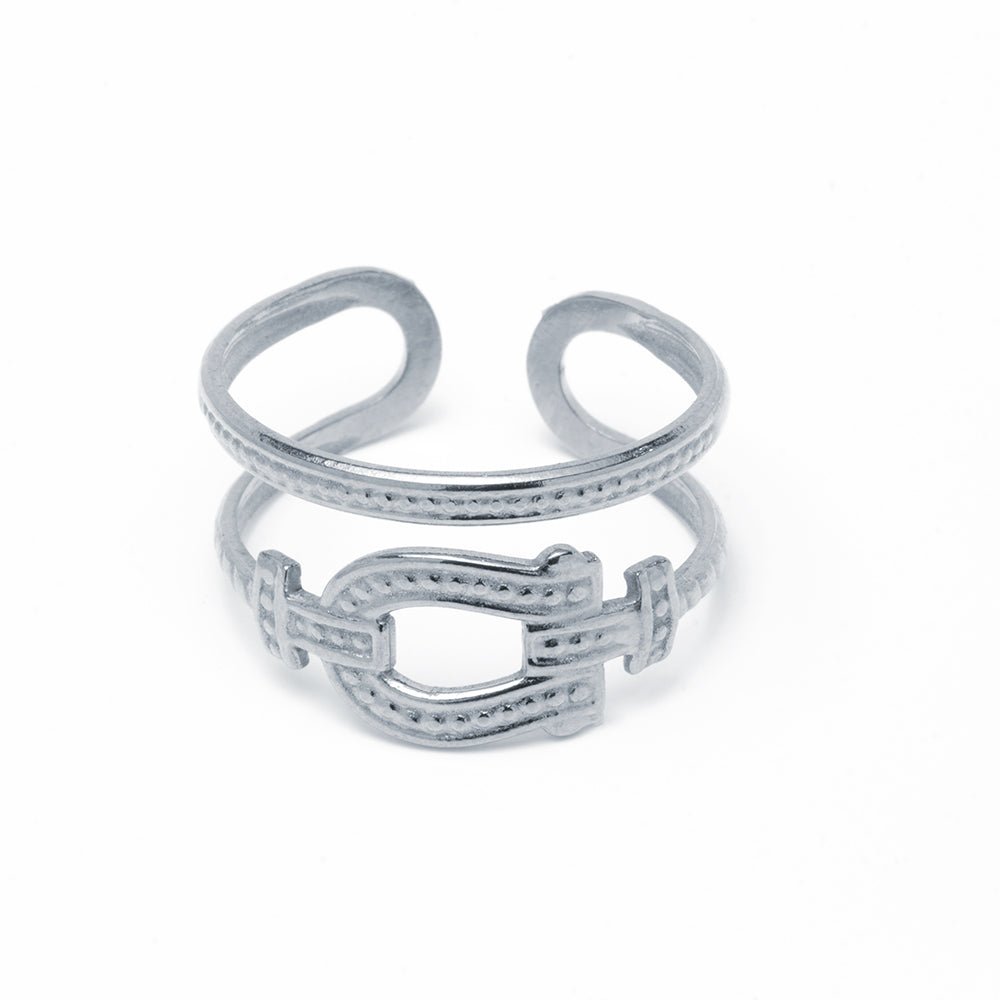 Anillo Hebilla Ajustable de Acero