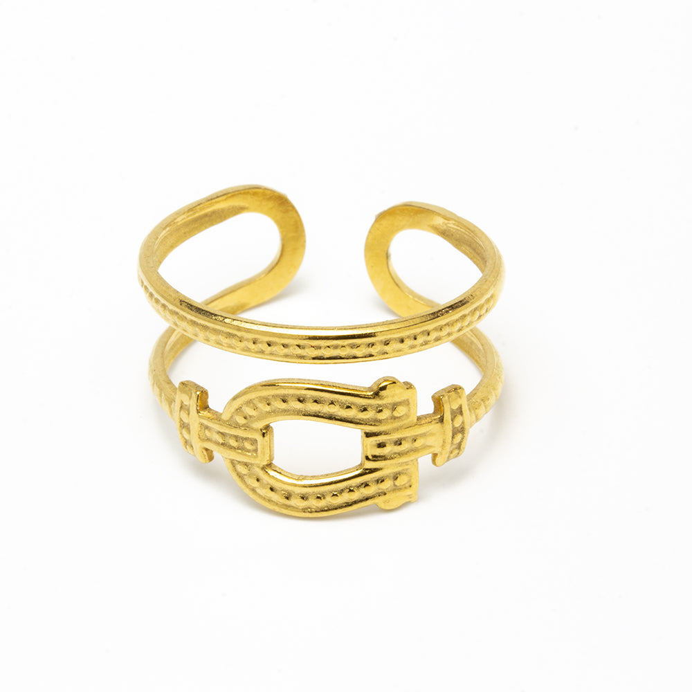 Anillo Hebilla Ajustable de Acero