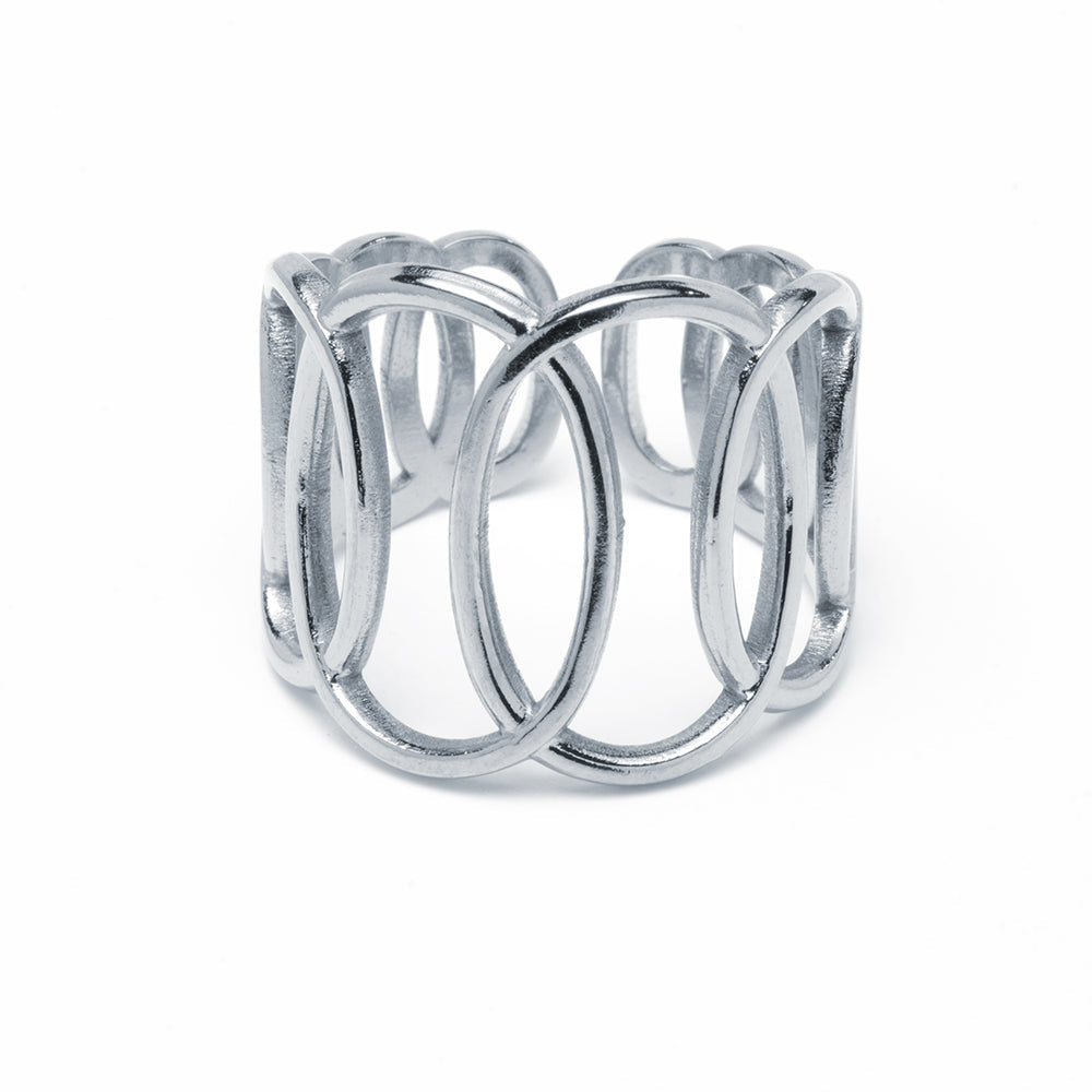 Anillo Eclipse Ajustable de Acero