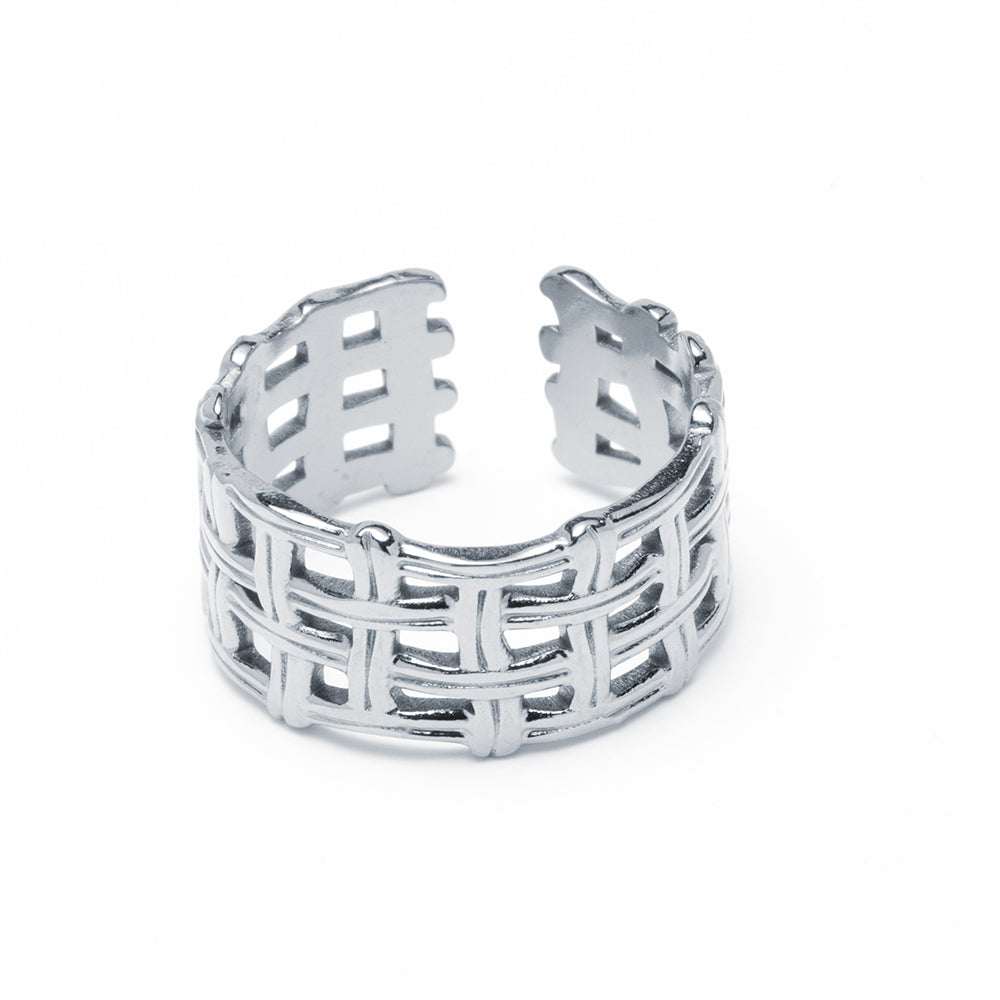 Anillo Prisma Ajustable de Acero