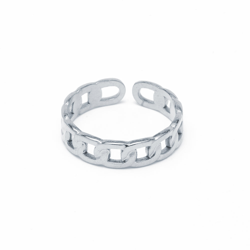 Anillo Cadena Ajustable de Acero
