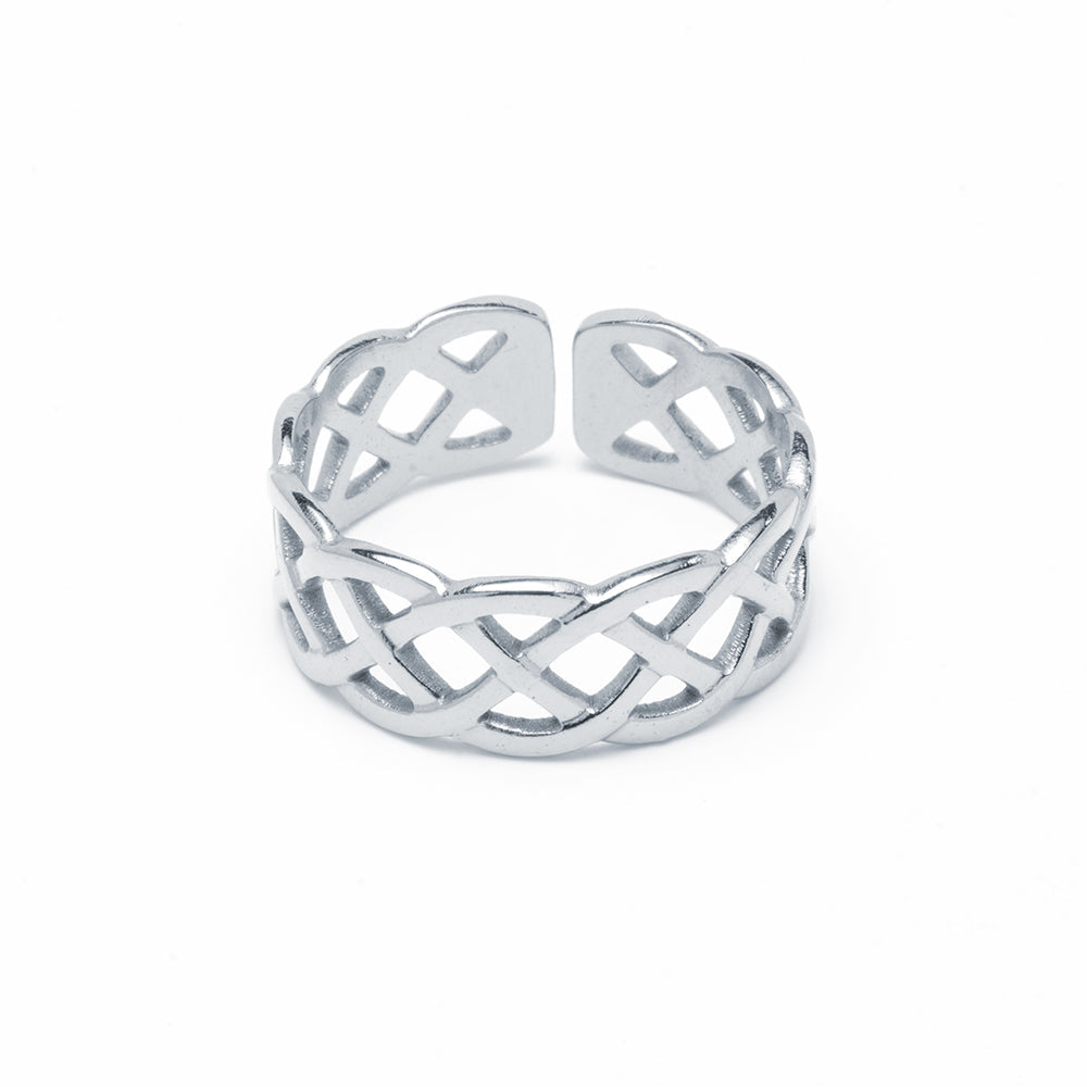 Anillo Infinity Ajustable de Acero
