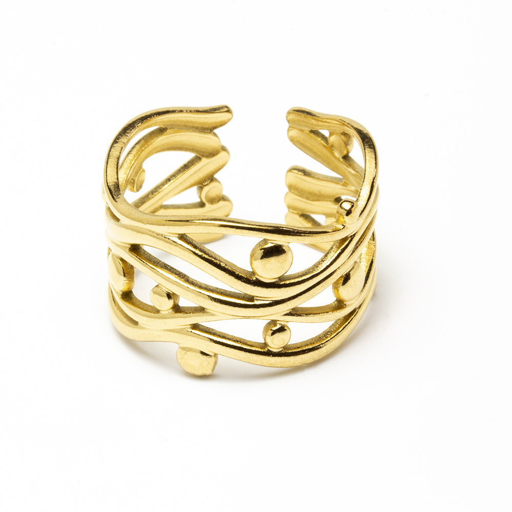 Anillo Silken Ajustable de Acero