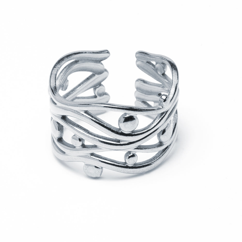 Anillo Silken Ajustable de Acero