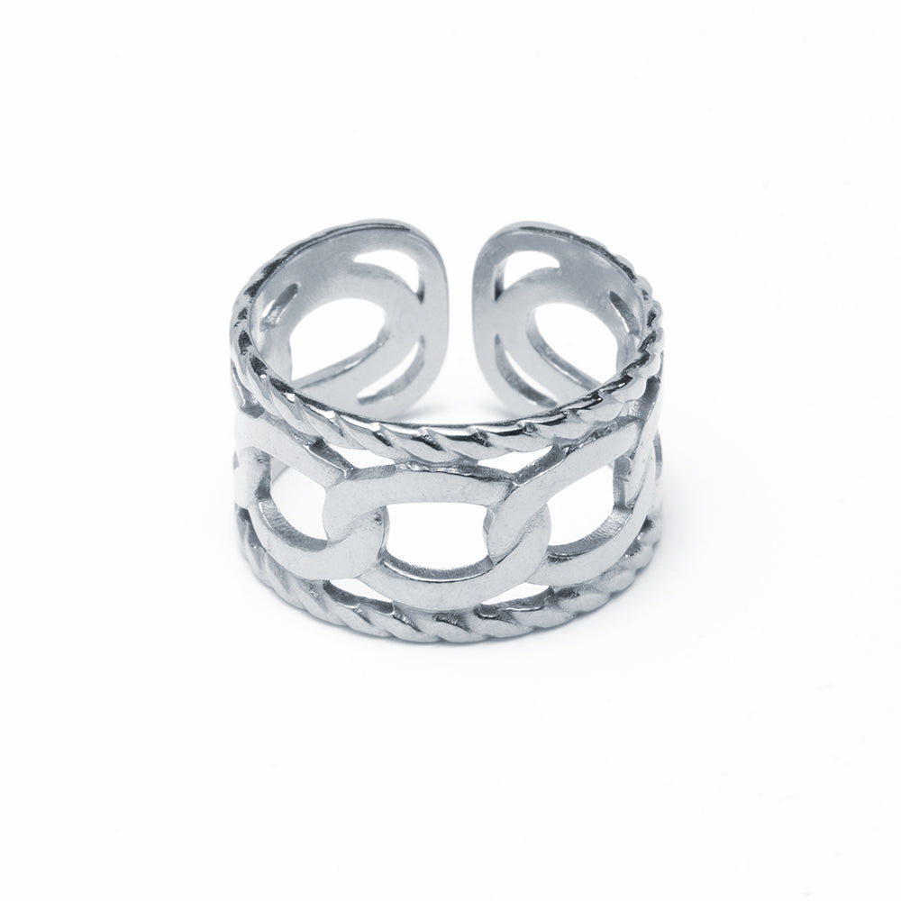 Anillo Melanie Ajustable de Acero