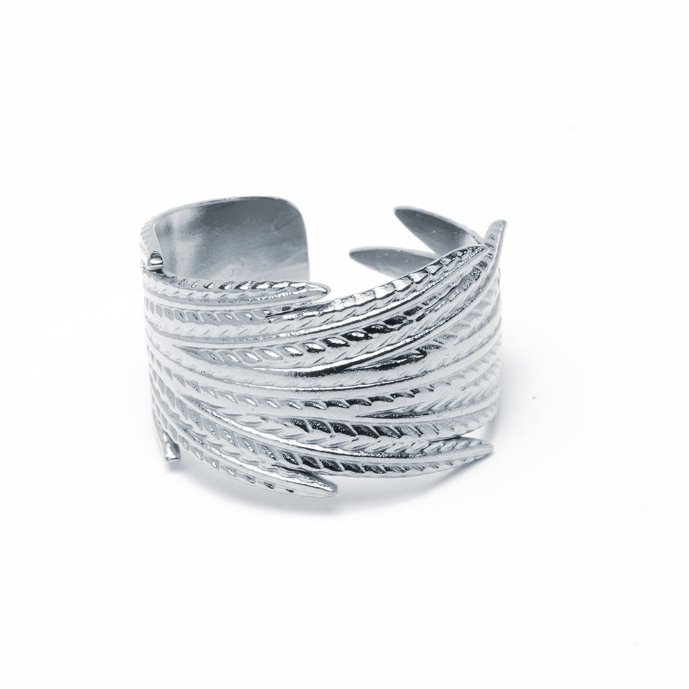 Anillo Pluma Ajustable de Acero