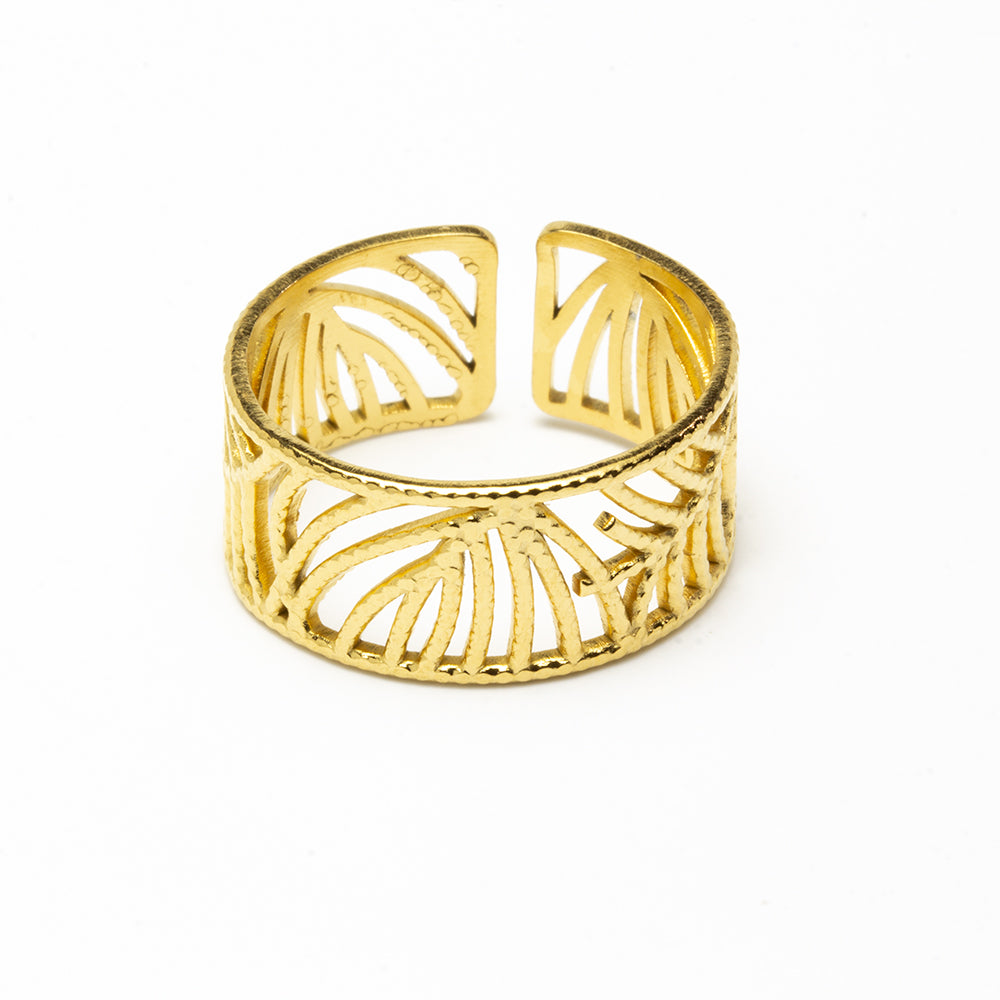 Anillo Filigrana Ajustable de Acero