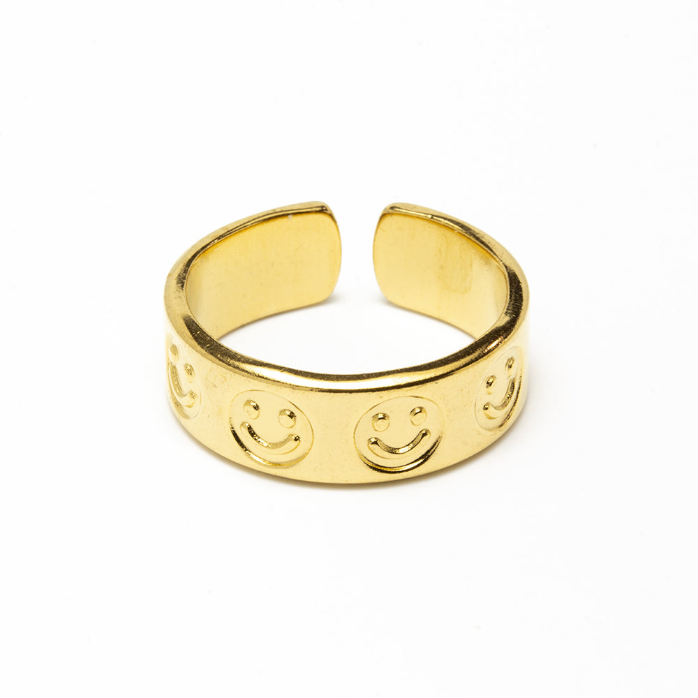 Anillo Smile Ajustable de Acero