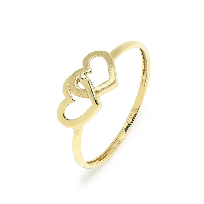 Pendientes Corazones Entrelazados de Oro 9K