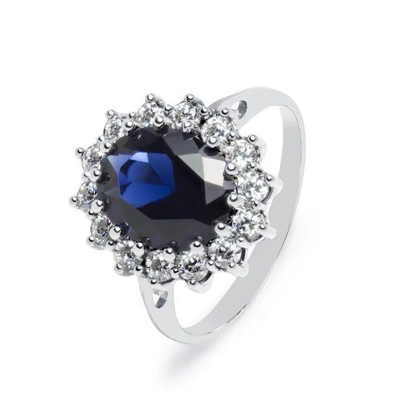 Anillo Circonitas Zafiro Loyal