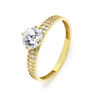 Anillo Princess de Oro 18K Personalizado