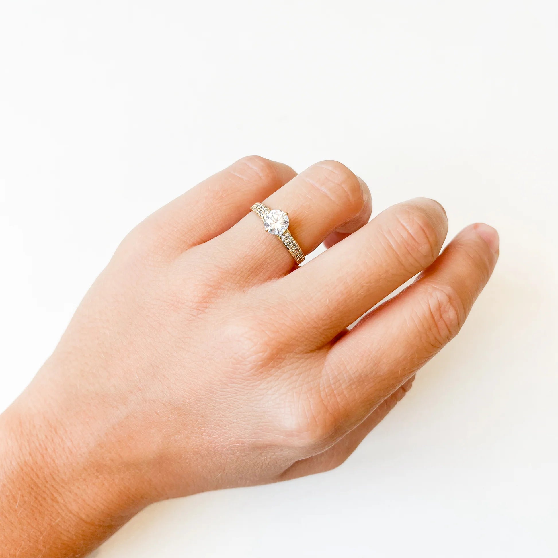 Anillo Princess de Oro 18K Personalizado
