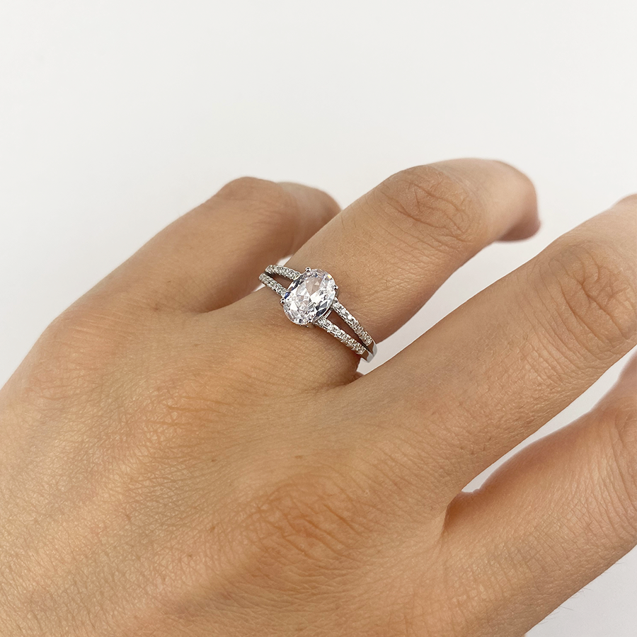 Anillo Princess Lonely de Plata 925 para Mujer