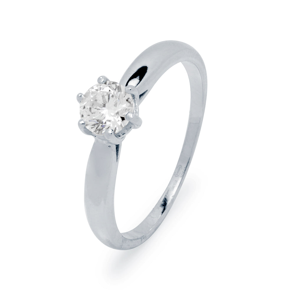 Solitario Princess Diamante 0.50ct