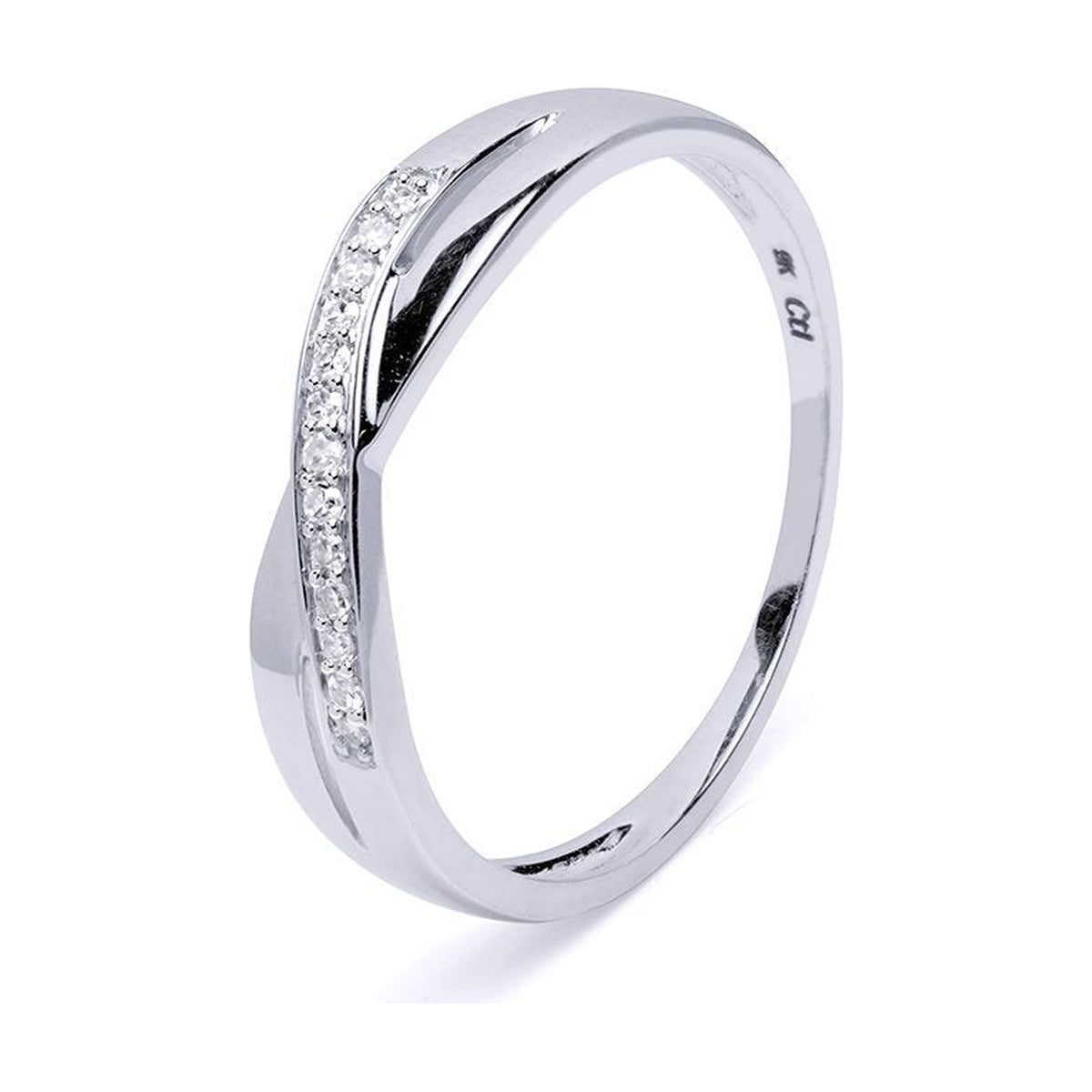 Anillo Media Alianza de Oro 9K Personalizado