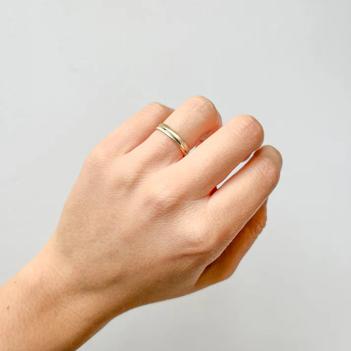 Alianza de Boda Satinada Linea 3,5mm