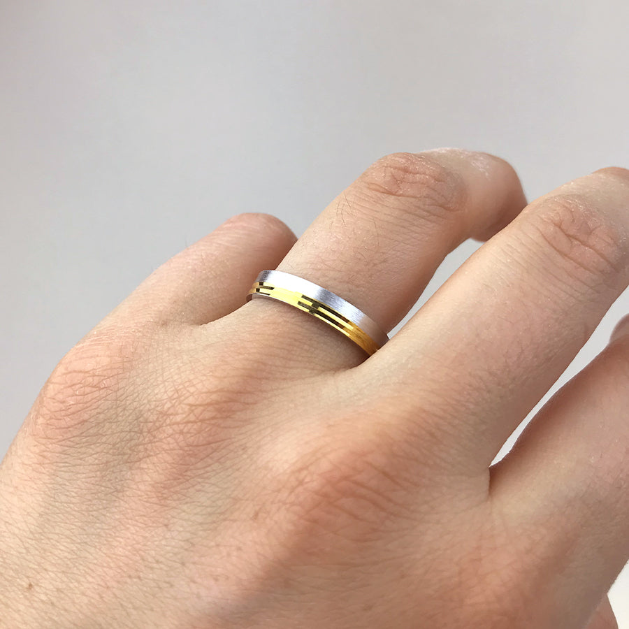 Alianza Plana Satinado & Pulido 4mm Confort