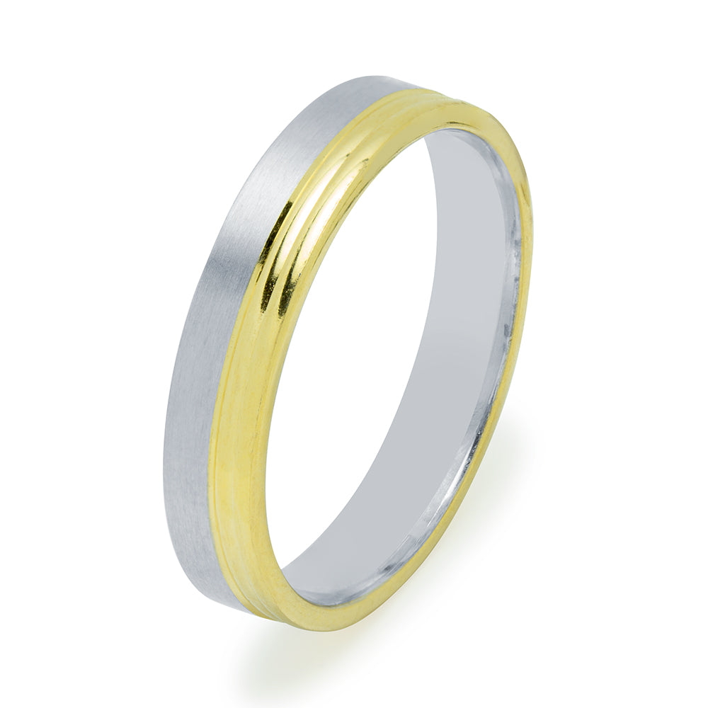 Alianza Plana Satinado & Pulido 4mm Confort