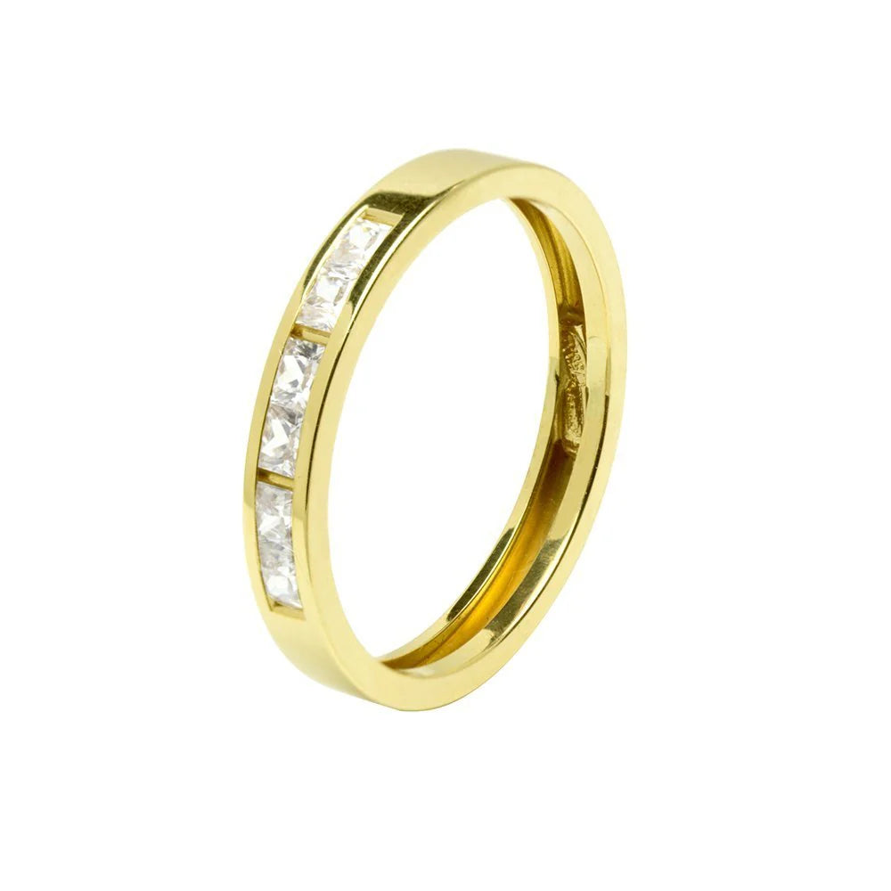 Anillo Media Alianza Carril Oro