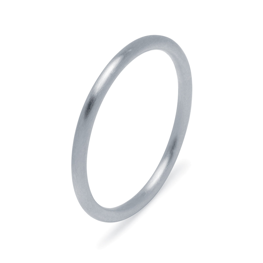 Alianza de Boda Redonda Satinada 2mm